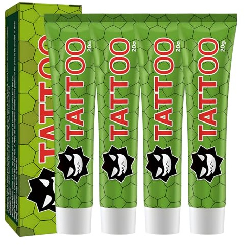 4 Pcs Tattoo Creme,Tattoo Creme 20g/Pcs