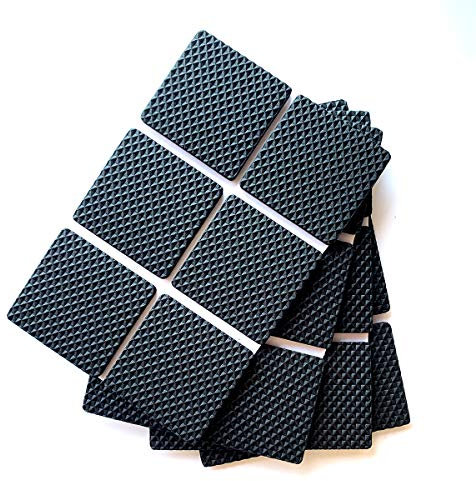 Cuscinetti di alta qualità per mobili, spessi cuscinetti antiscivolo, coprigambe autobloccanti – bloccano lo scivolamento – cuscinetti adesivi – Protezioni (45 mm 24 pezzi)