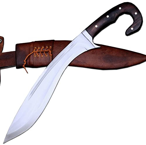 THE NEPAL 40 cm Lange Klinge, Traditionelles Griechisches Kopis-Schwert, Historisches Handgefertigtes Sammlerschwert, Machete, Kopesch