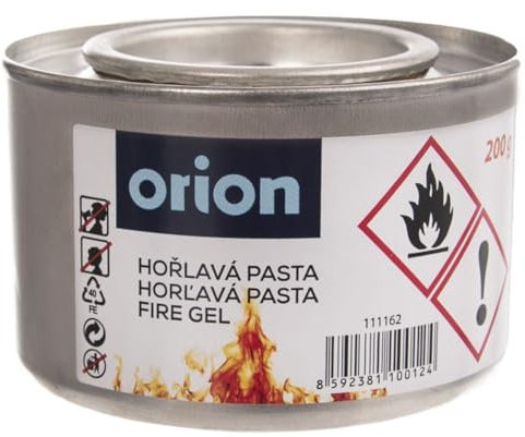orion group Pâte à fondue - Gel combustible pour brûleur à fondue - 220 ml