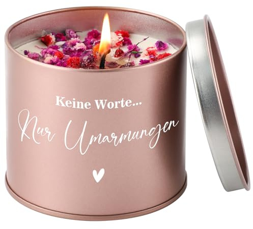 PRSTENLY Trauergeschenk für Frauen Kondolenz Trauerkerze Mit Spruch Gedenk | Verstorbene Lieblingsmensch, Beileidsgeschenke Abschiedsgeschenk Kollegen Hundebesitzer Frauen