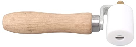 Rodillo de costura de 40 mm, rodillo de presión manual de costura de alta temperatura, para soldadura de PVC, color blanco