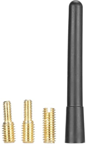 Zohisin Antenna Per Auto Antenna Di Segnale Antenna Corta Per Ricezione Am Fm Radio Con 3 Viti Universale Per La Maggior Parte Auto Con Supporto Antenna A Spirale In Lega Di Allumi