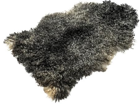 Decorating Sheepskins Premium Gotland Schaffell Echt 110-120 cm, Fell für Stuhl, geruchlos, Lammfell Echt, Lammfell Teppich für das Sofa, Schaffelle, Lammfelle