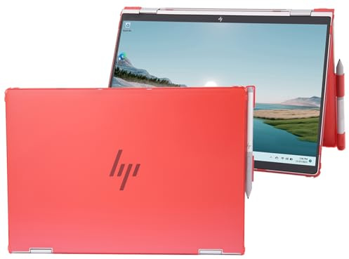 mCover Case Only Compatible for 2024~2025 14 HP Elite x360 1040 G11 2-in-1 Series Windows Laptop (NOT Fitting Any Other HP Models) - Red