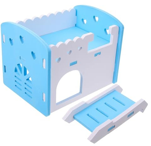 VICASKY Hamsterhaus Kleintierversteck Hamster Meerschweinchenhütte Lebensraum Versteck Haus Igelversteck Rattenhaus Rattenzubehör
