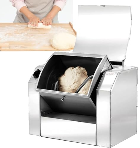 Impastatrice, impastatrice elettrica professionale, macchina per impastare, macchina per dolci con rotazione di 90°, macchina per il pane, capacità 30/50 kg all'ora, 5 kg