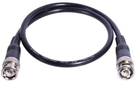 LLHCF BNC Male To BNC Male Coax Cable Jumper Cable Coaxial For Modem Oscilloscope Spectrum Analyzers Signals Generator Security Camera