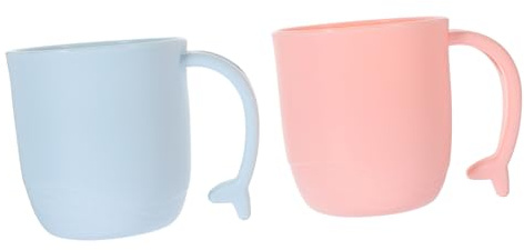 PRETYZOOM 2piezas Vasos De Plástico para Cepillos De Dientes Vaso para Enjuague Bucal para Resistentes Al Desgaste Colores para Baño