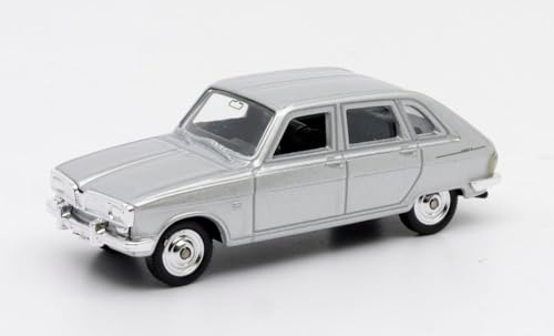 OPO 10 Auto in Miniatura Welly in Scala 1/64 da 3 Inches, Compatibile con Renault 16 Grigia R16-52459