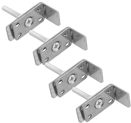 GALPADA Lot De 4 Accessoires De Fixation Pour Lavabo Sous Plan Matériel D'Installation Pour Évier Support De Lavabo Sous Plan Réparation D'Évier Matériel De Montage