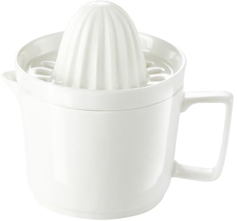OUNONA Presse-Agrumes Manuel en Céramique Grand Format Presse-Citron Portable sans Effort Filtre Résidus pour Jus Fin la Cuisine Maison et Bars Outil Presse-Fruits Ergonomique