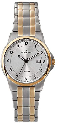 Dugena Herren Armbanduhr Basic Titan