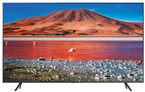 Samsung TV UE55TU7190UXZT Smart TV 55 Serie TU7190, Crystal UHD 4K, Wi-Fi, 2020, Argento, compatibile con Alexa