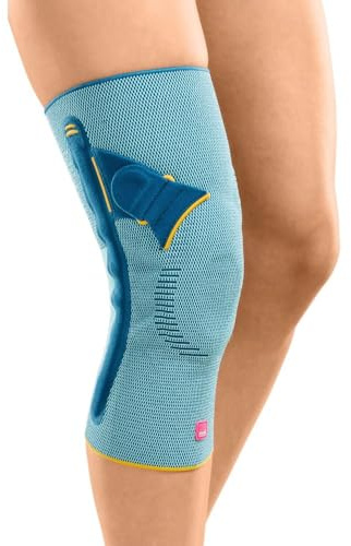 medi Genumedi® PT Gelenk-Knieorthese - Mint-Blue Größe III Rechts - Pelottensystem - Verbesserung Patellaführung - Kniestütze - Stabilisierung, Rutschfest
