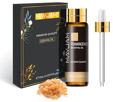 MAYJAM Weihrauch Ätherisches Öl 10ML, Weihrauchöl für Diffusor, Luftbefeuchter, DIY, Home，Wardrobes