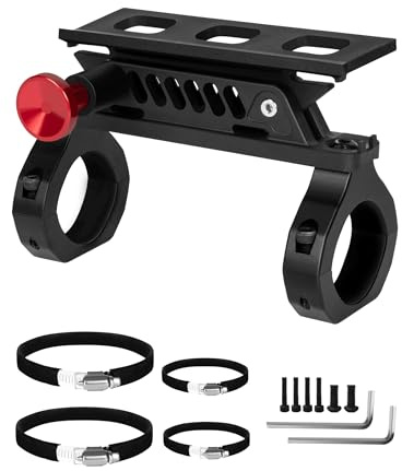 Quick Release UTV Fire Extinguisher Mount Kits, Adjustable Roll Bar Fire Extinguisher Holder Bracket Easy Install on 1.75-2 Roll Cage, Compatible with Polaris RZR/Can Am X3/Jeep Wrangler