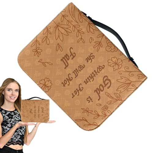Bibel-Buchhülle für Männer, PU-Leder-Buchhülle, Bibelhüllen-Tasche, Bibelhülle für Frauen, PU-Leder-Buchhülle, Bibelhülle für Frauen, Kunstleder-Buchhülle, PU-Leder-Buchhülle, Bibelhülle, tragbare Buc