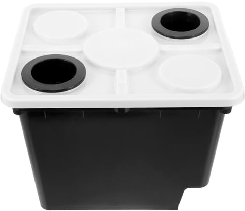 Happyyami Barril De Plantación Sin Tierra para Invernadero Cubos para Cultivo De Plantas Hidropónicas Caja para Cultivo De Verduras y Frutas para Jardinería Casa