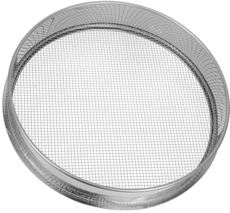 Kisangel Edelstahl Gartensieb 30cm Rund Für Erde Kompost Siebschale Mit 4mm Lochgröße Gartengerät Zum Filtern Von Steinen Und Schutt Für Hausgarten Und Pflanzbedarf