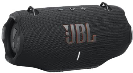 JBL Xtreme 4 Portable Bluetooth Speaker Pro Sound and Convenient Shoulder Strap, IP67 Waterproof, Built-In Power Bank without Power Adaptor, Black
