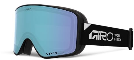 Giro Method Ski Goggles - Snowboard Goggles for Men, Women, Youth - Black Stacked - Vivid Royal & Vivid Infrared