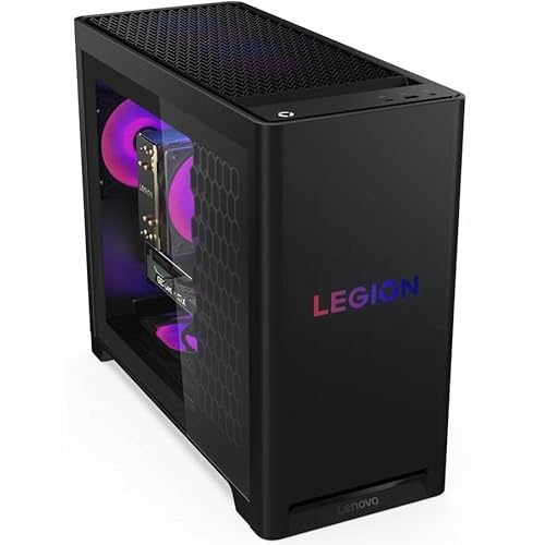 Lenovo Legion Tower 5i - PC de jeu alimenté par l'IA - Processeur AMD Ryzen 7 7700X - Carte graphique NVIDIA GeForce RTX 5070 - Mémoire 32 Go - 1 To de stockage