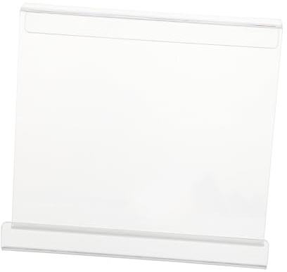 TOGEVAL Transparenter Acryl Tablet Halter Laufband Leseständer Verstellbar Buchständer E Book Halterung für Heimtrainer und Crosstrainer rutschfest Kompatibel mit Meisten Trainingsgeräten