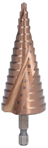 Étape foret bit 2 rainure en spirale pagode trou Pagoda REAMER HSS COBALT DRILLERBORE 4-32 mm M35