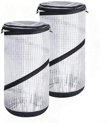 Bärbart mini-växthus, 2 st set popup-design med nät toppventilation för grönsaker och små buskar effektivt frostskydd