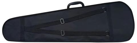 ＡＷＨＡＯ Geigenkoffer-Rucksack, robuster Doppelreißverschluss, stoßdämpfende Zubehörtasche, Länge 61 Cm
