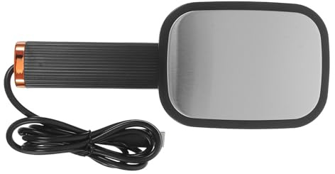 Abaodam Mini Plancha de Viaje Portátil USB para Eliminar Arrugas para Ropa Aleación de Aluminio y Plástico Adecuado para Uso en Viajes y Ropa Ligera Uso en Viajes y Ropa Ligera