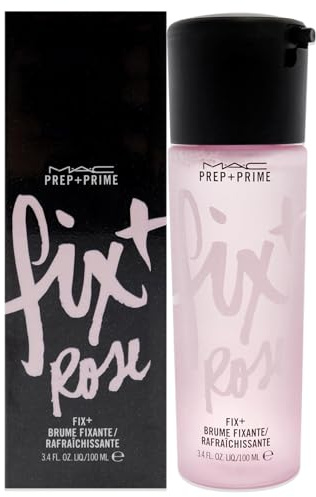 MAC Prep Plus Prime Fix Plus Finishing Mist Makeup – Rosa für Frauen 3,4 oz Primer