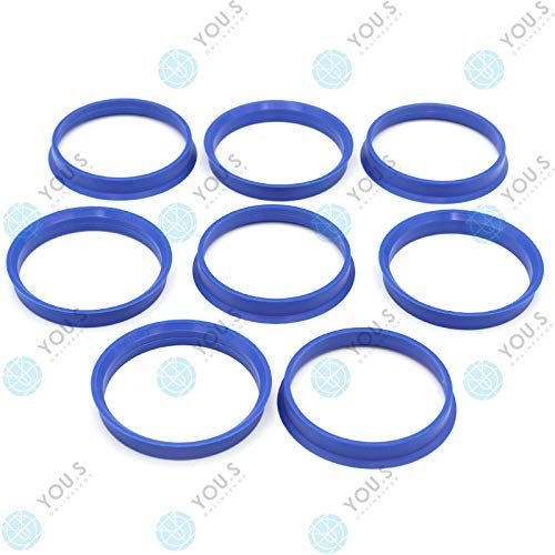 YOU.S ZENTRIERRING Lila bzw. Blau für ALUFELGEN 65,1 x 60,1 mm (8 Stück) - P10