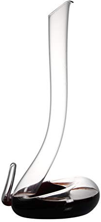 KUANDARMX Multifunktional Rotwein-Schlange-Form-Karaffe, Hauptbleifreies Kristallglas-Kobra-Wein-Dekantiergefäß, vorverpackter sicherer Kasten Mode, White
