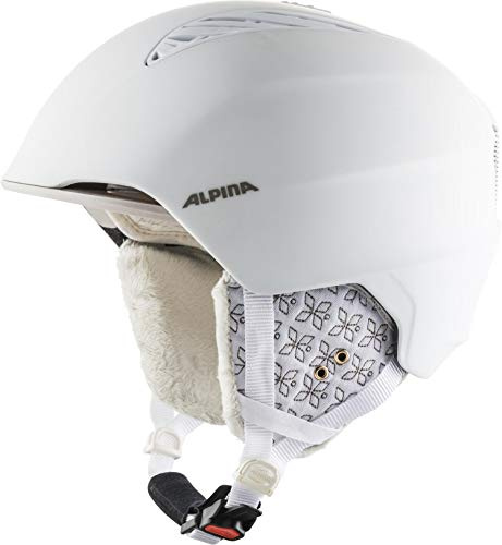 ALPINA Grand, Casco da Sci Unisex-Adult, White-Prosecco Matt, 57-61
