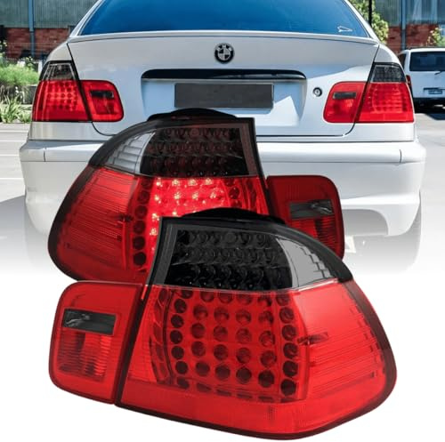 LED Rückleuchten Set für BMW 3er E46 05.1998-08.2001 | Limousine | 4 Türer | rot smoke