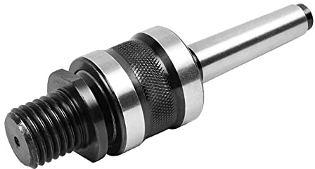 Woodworking Live Tailstock Chuck Adapter to 1 x 8tpi Thread with #2 Morse Taper Mount