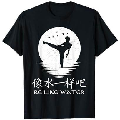 Be like water Chinese symbols Hanzi calligraphy T-Shirt