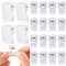 20 Stück Klebrige Federclips Selbstklebende Federklammern Transparente Kunststoff Klebeklammern Outdoor Selbstklebend Wandclips Deko Clip Selbstklebende Wandclips Für Fotodokumente Zuhause Büro