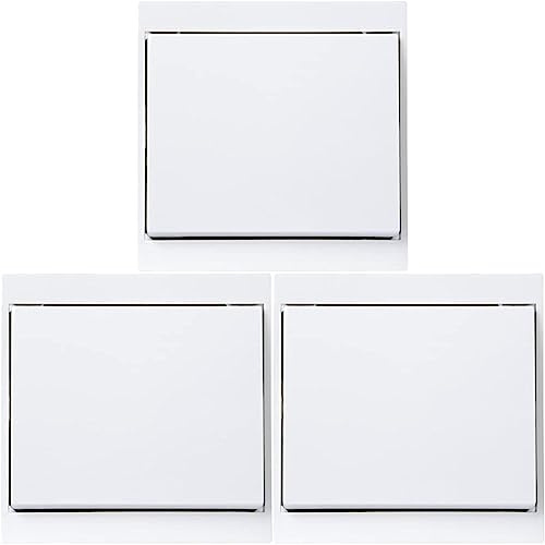 Kopp 620613086 Malta Universalschalter (aus- und Wechsel), Arktis (Packung mit 3)