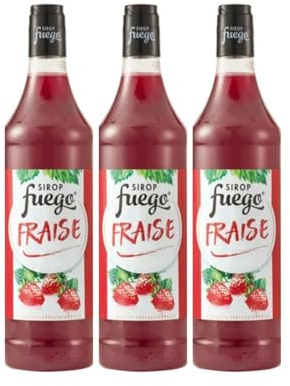 Sirop Fuego Fraise - 3 x 1 L