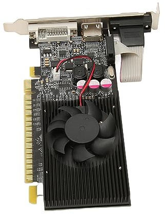 Scheda grafica, GT610 2G DDR3 64 bit 810 MHz Supporto di Frequenza Centrale DVI VGA Scheda Grafica di Gioco 1300MHz per Multimedia