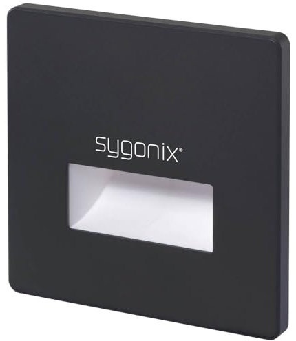 sygonix SY-6179432 LED-Wandeinbauleuchte 1.2 W LED Schwarz