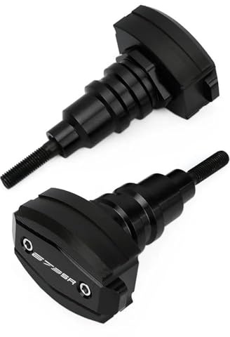 VQLDPX Tamponi Paratelaio Slider Telaio Moto Protezione Antiurto per CFMOTO 675SR-S 675 SR 675SR 2024-2025 Protezione Anticaduta Protezione Antiurto Protezione Moto(Nero,X-1)