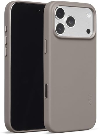 MOFT MOVAS Snap Case for iPhone 17 Pro Max, MagSafe Compatible, Soft-Touch Vegan Leather, Classic Minimalist Design, Lightweight, Stain-Resistant & Camera Protection