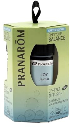 PRANAROM - Difusión - Cofre Find your Balance – 3 sinergias de aceites esenciales – Difusión – 3 x 5 ml