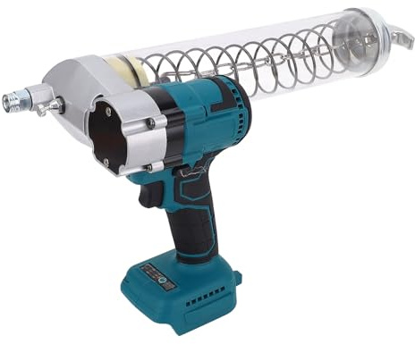 Fabater Pistola de Grasa Inalámbrica 12000PSI Pistola de Grasa Eléctrica de Alta Presión para Batería BL1840, Diseño Portátil y de Luz para Talleres/entornos de Trabajo Ocupados