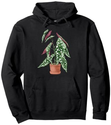 Cute Polka Dot Begonia Maculata Gift Angel Wings Gifts Pullover Hoodie