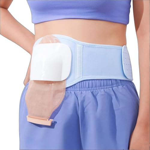 Stealth Stomiband, Stomiband, Stomitillbehör för Män och Kvinnor, Postoperativ Kolostomi, Ileostomi, Abdominal(Medium)